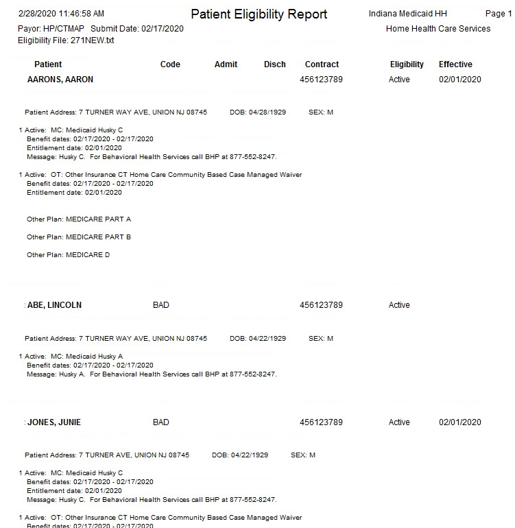 271 Eligibility Verification